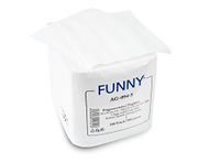 Funny Reliëfservet, 1 laags, hoogwit, 32 x 32 cm 1/4 gevouwen, 10 stuks (10 x 500 stuks)