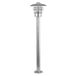 Searchlight Conrad - lantaarnpaal - Ø 23 x 98 cm - IP44 - gegalvaniseerd zilver