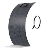 ECO-WORTHY 200W Flexibel Zonnepaneel ETFE Materiaal | 18BB Monocel, 25% Hoge Omzetting voor Balkon, Camper, Boot, Dak, Camping, Huis, Jacht, Oneffen Oppervlakken