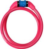 Crazy Safety Fietsslot Roze Kabel