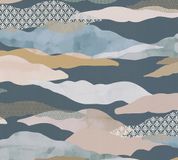 A.S. Création WOLKEN BEHANG | Grafisch - blauw groen roze bruin - PintWalls II