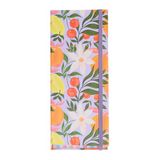 Miquelrius - Zelfklevende notities, weekplanner en boodschappenlijst, 93 x 230 mm, 40 vellen 80 g/m², kartonnen omslag met elastiek, design Happy Fruit