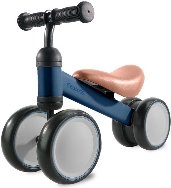 LifeGoods Loopfiets - Marineblauw