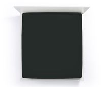 Bella Donna Hoeslaken Jersey - 180x200-200x220 - zwart her royal highness