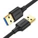 Ugreen US128 USB-kabel USB 3.2 Gen 1 (3.1 Gen 1) 0,5 m USB A 5 Gbit/s Zwart