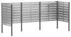 Syfax Afvalcontainer scherm 249 x 85 x 113 cm Gegalvaniseerd staal