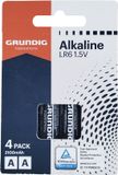 Grundig AA Alkaline Batterijen LR6 - 4 Stuks - 2100mAh