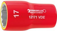 Stahlwille 12171 VDE-8 02380008 Dubbel zeskant Dopsleutelinzetstuk 8 mm 3/8 (10 mm)