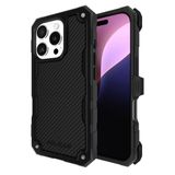 Pelican Shield iPhone 16 Pro-hoesje [Compatibel met MagSafe] Robuuste telefoonhoes met 24ft militaire valbescherming - Heavy Duty telefoonhoesje met riemclip holster voor iPhone 16 Pro - Carbon