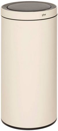 5five DELTA automatische keukenafvalbak van metaal, 40 l, beige