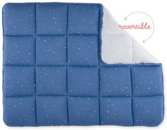 Bemini boxkleed Jeans blauw Quilted Stary Shade 75x95cm Afmetingen: 75x95cm
