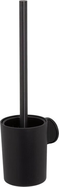 Tiger Tune Toiletborstel met houder - Zwart Metaal Geborsteld - Zelfklevend