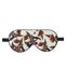 Masque de nuit Hibiscus Fan Palm 100% soie de mûrier
