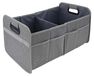 Merkloos Icecat Opvouwbare Kofferbak Organizer Set van 2 - Grijs, 55L