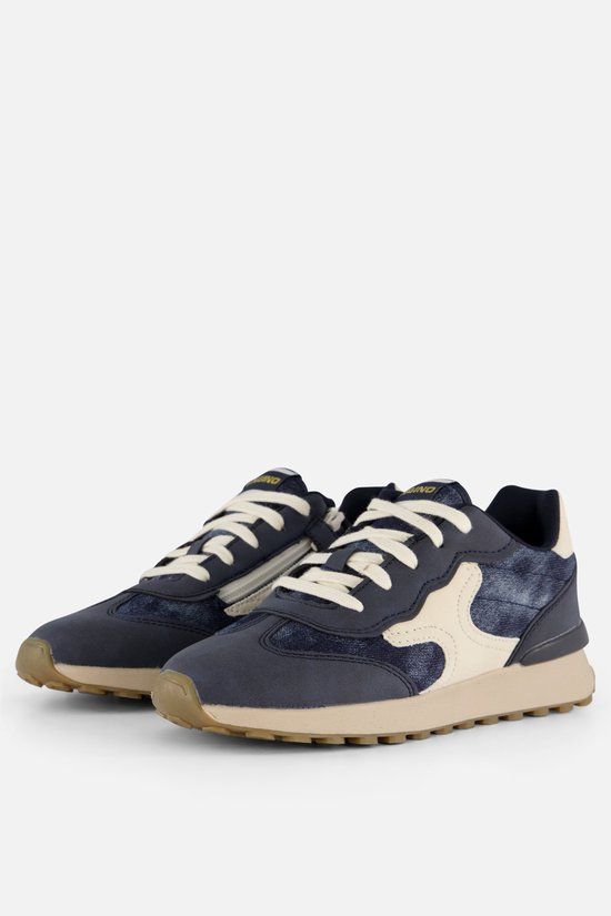 Vingino Denim Sneakers blauw Leer - Maat 37