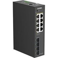 D-Link DIS-210G-12UP Managed L2/L3 Gigabit Ethernet PoE Switch