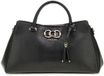 GUESS handtas schoudertas Salinge Luxury Satchel Black zwart