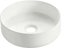 Wiesbaden Colosso waskom rond 36 x 12 cm keramiek mat wit
