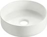 Wiesbaden Colosso waskom rond 36 x 12 cm keramiek mat wit