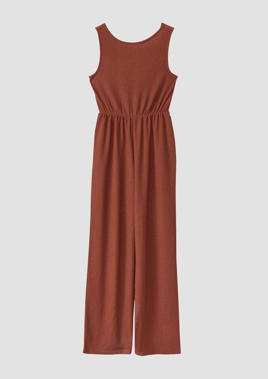 s.Oliver Overall Bruin Kinderen Polyester Ronde hals Effen Maat 140