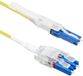 ACT 3 meter Singlemode 9/125 OS2 Polarity Twist uniboot duplex glasvezel patchkabel met CS - LC connectoren