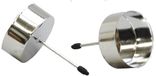 Othmar Decorations Porte-bougies chauffe-plat - 4x - argent - 5 cm - métal