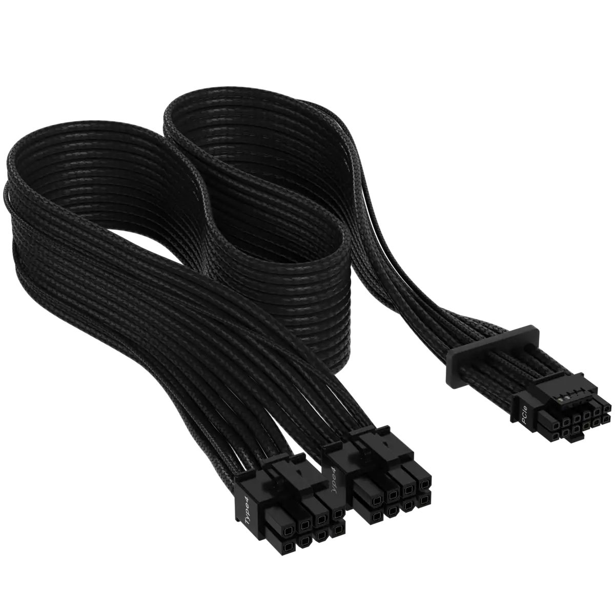 Corsair CP-8920331 - Premium Individually Sleeved 12+4pin PCIe Gen 5 12VHPWR 600W cable - Black