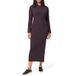 Scotch & Soda Robe à encolure ronde Marron Sceau Taille : XS