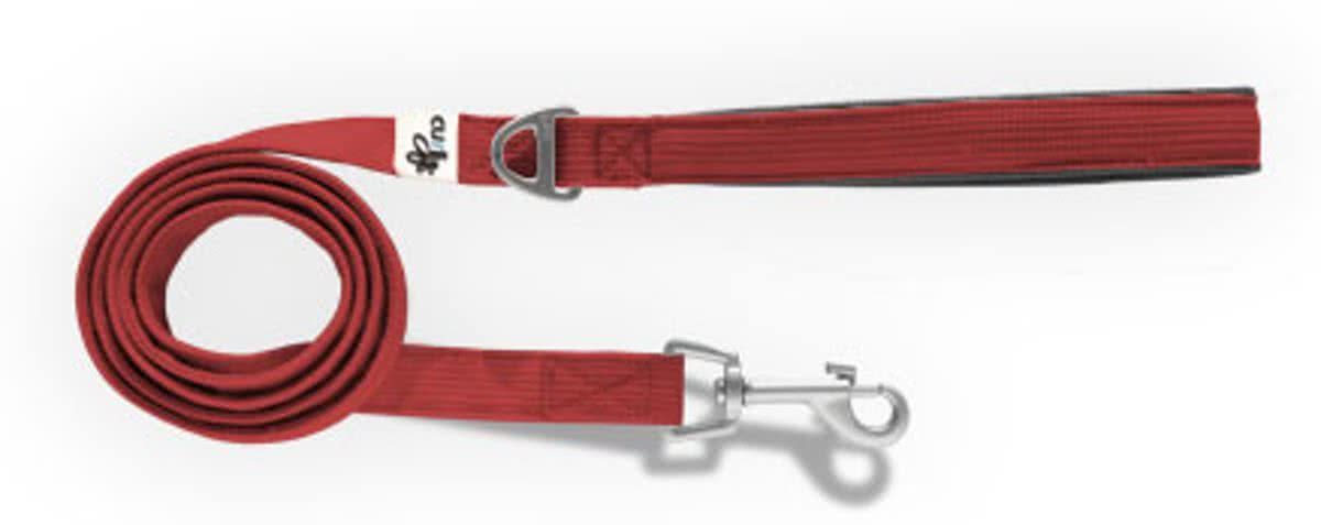 Curli Basic Nylon riem - 20 x 140 - Rood