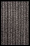 vidaXL Deurmat 80x120 cm gestreept beige