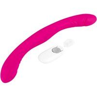 Icecat dubbele vibrator van siliconen met afstandsbediening, 32 cm