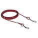 CHAPUIS SELLERIE SLA604 Hoflein voor honden, rood ommanteld + karabijnhaak - diameter 5 mm - lengte 4,50 m