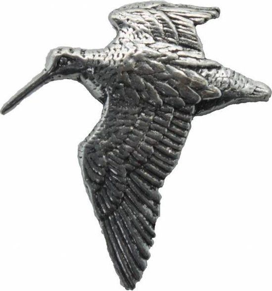 Sierspeld Houtsnip Zilverkleurig - Unisex - 3 cm