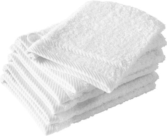 De Witte Lietaer - Hélène - washandje - 6/15x21 - White