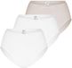 Mey Dames taille pants 3 pack Modal Pure wit / beige