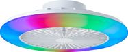 Brilliant Salerno Plafondventilator met Verlichting - LED 40W - Wit en RGB Kleuren - Dimbaar