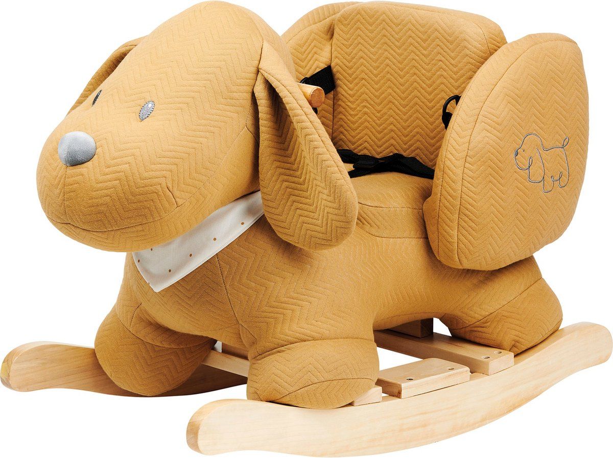 Nattou Charlie Rocking Animal Jacquard Caramel - 5414673388115