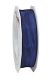 Präsent Lyon Wired Taffeta Lint, Marineblauw, 25 mm-25 m