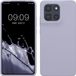 kwmobile telefoonhoesje geschikt voor Motorola Moto G86 5G - Hoesje met siliconen coating - Smartphone case in pastel-lavendel