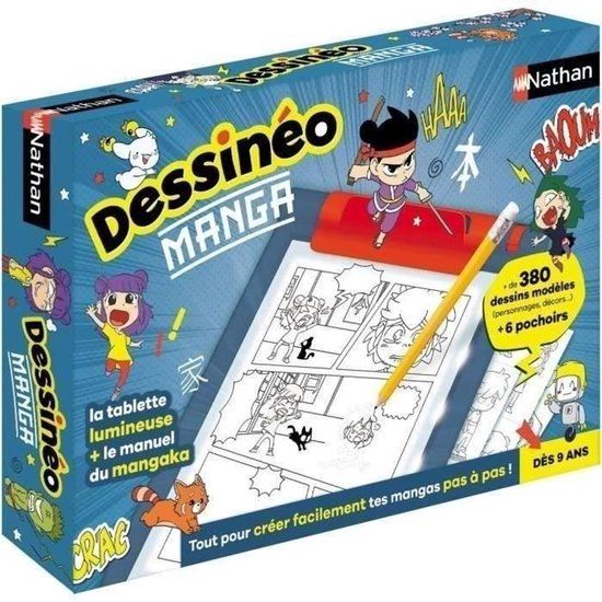 Nathan Dessinéo Manga Lichttablet