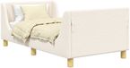 vidaXL Cadre de lit pour enfant avec tête de lit Crème 80 x 160 cm