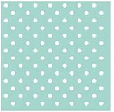 Ambiente Servetten - 20 stuks - met stippen - groen - blauw - 33 x 33 cm - papier
