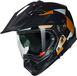 Nolan N70-2 X 06 Ruvido 343 Zwart Grijs Oker Glossy Multi Helm - Maat XS