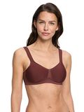 Susa Catania Damesbeha zonder beugel, spacer-beha met cups van zacht spacer-materiaal, voorgevormde beha met ideaal ademend vermogen en hoge stabiliteit, tiramisu, 90A
