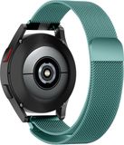 Strap-it Milanees bandje groen geschikt voor Samsung Galaxy Watch 5 / 4 / Classic