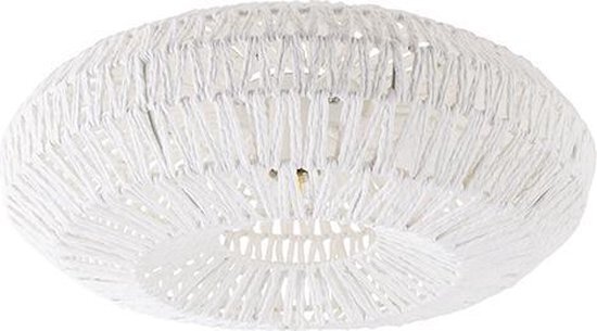 QAZQA Retro plafondlamp wit 50 cm - Lina