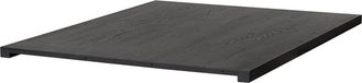 WOOOD Tablo Lungo Tafelblad - Hout - Zwart - 5x150x120 cm