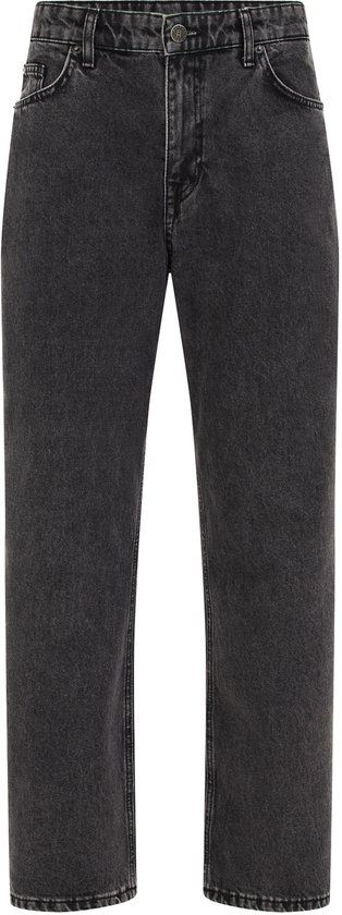 WE Fashion Heren loose fit jeans Black