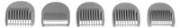 BRAUN - Opzetkammen,grijs, 1E,2E,3E,5E en sensitive - 80731614