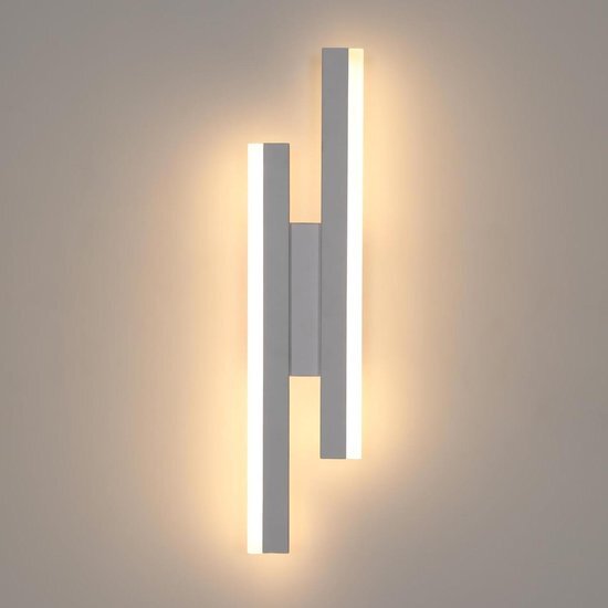 Moderne LED wandlamp 16 W 3000 K warm licht - acryl binnenwandlamp voor woonkamer slaapkamer - trap hal wit